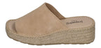ESPADRIJ L'ORIGINALE Damenschuhe PANTOLETTE WEDGE beige