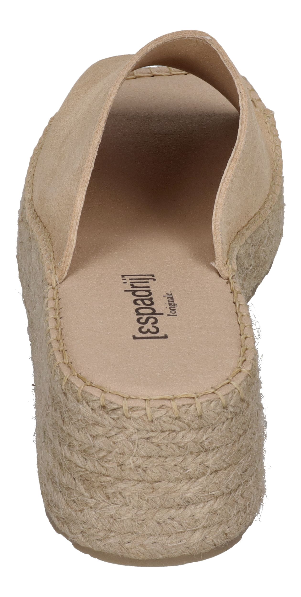 ESPADRIJ L'ORIGINALE Damenschuhe PANTOLETTE WEDGE beige
