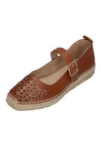 ESPADRIJ L'ORIGINALE Espadrilles BALLERINE GRILLE cognac