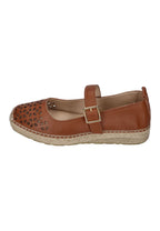 ESPADRIJ L'ORIGINALE Espadrilles BALLERINE GRILLE cognac