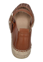 ESPADRIJ L'ORIGINALE Espadrilles BALLERINE GRILLE cognac