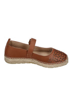 ESPADRIJ L'ORIGINALE Espadrilles BALLERINE GRILLE cognac