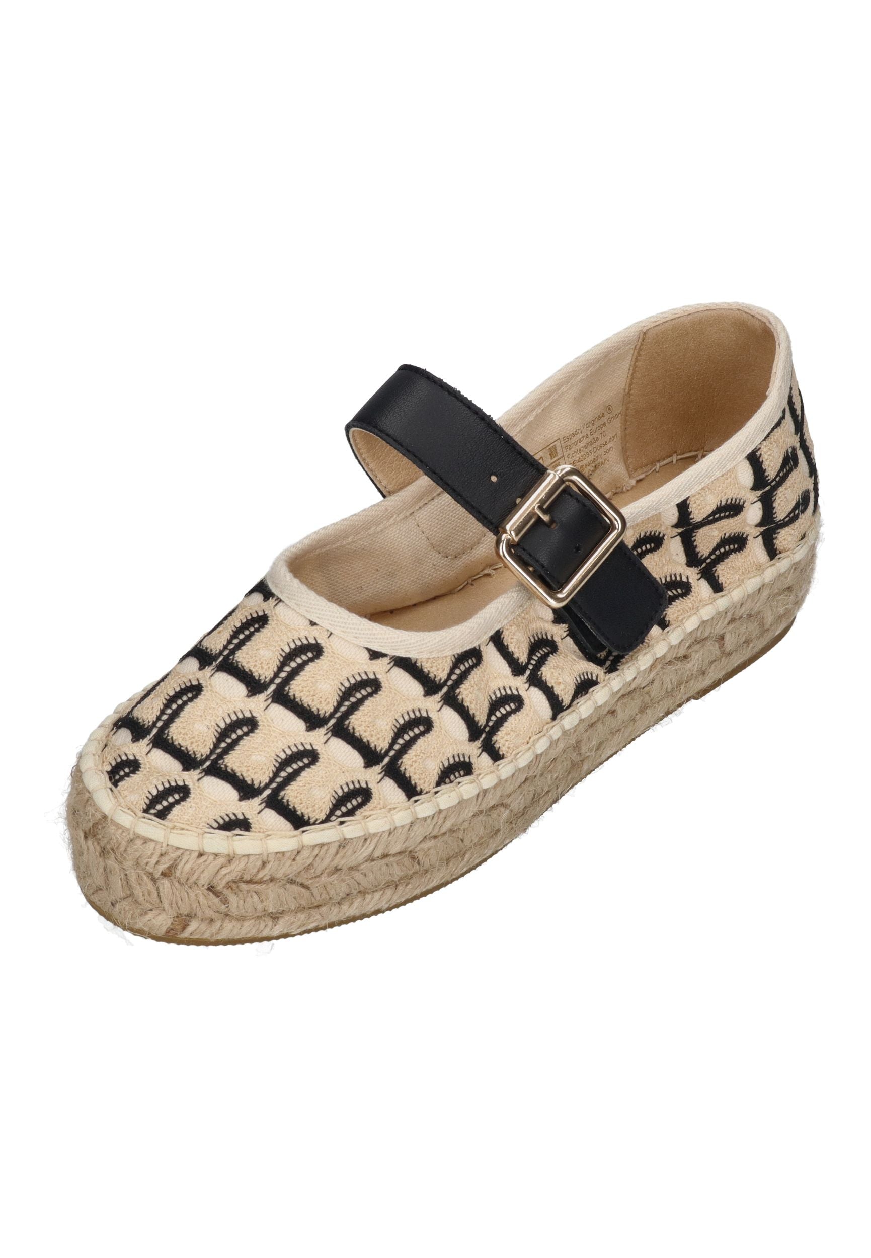 ESPADRIJ L'ORIGINALE Espadrilles BALLERINE RETRO beige