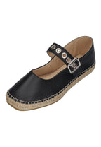 ESPADRIJ L'ORIGINALE Damen Espadrilles BALLERINE ROQUE noir