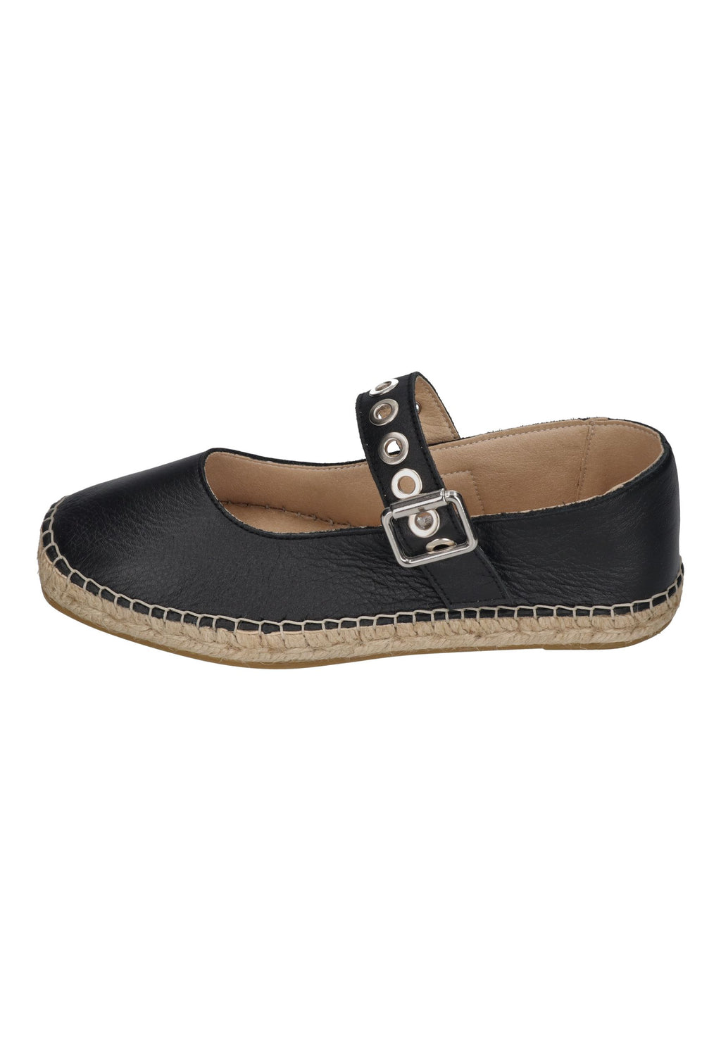ESPADRIJ L'ORIGINALE Damen Espadrilles BALLERINE ROQUE noir