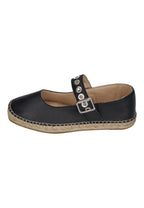 ESPADRIJ L'ORIGINALE Damen Espadrilles BALLERINE ROQUE noir