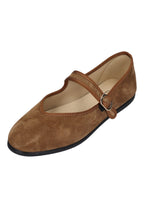 ESPADRIJ L'ORIGINALE Espadrilles BALLERINE SINGLE VELOUR cognac