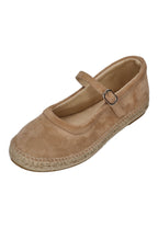 ESPADRIJ L'ORIGINALE Espadrilles BALLERINE VELOUR tan clair