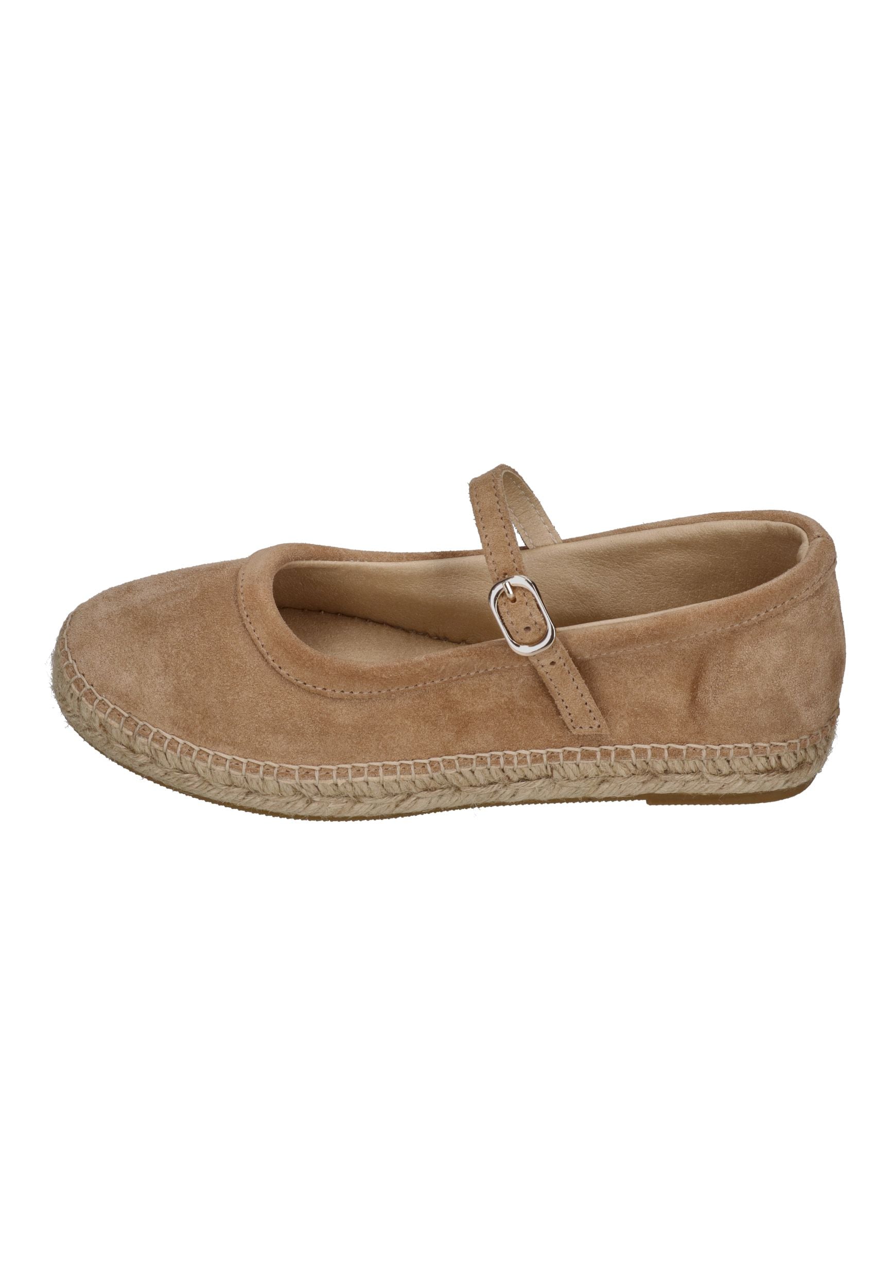 ESPADRIJ L'ORIGINALE Espadrilles BALLERINE VELOUR tan clair
