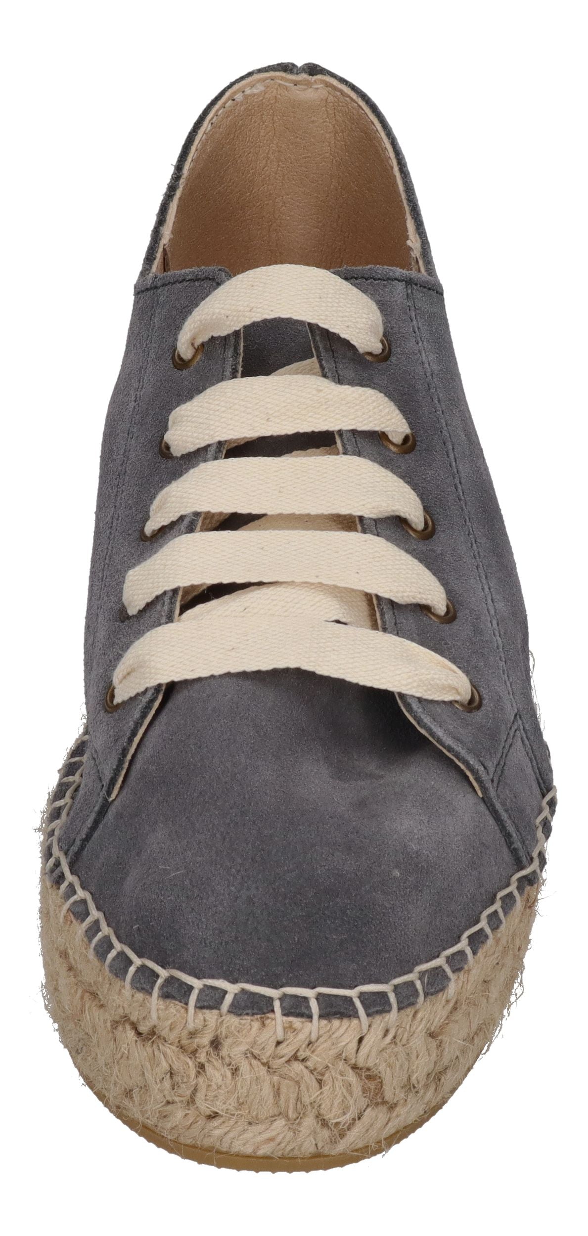 ESPADRIJ L'ORIGINALE Espadrilles - BASKET VELOUR - asphalt
