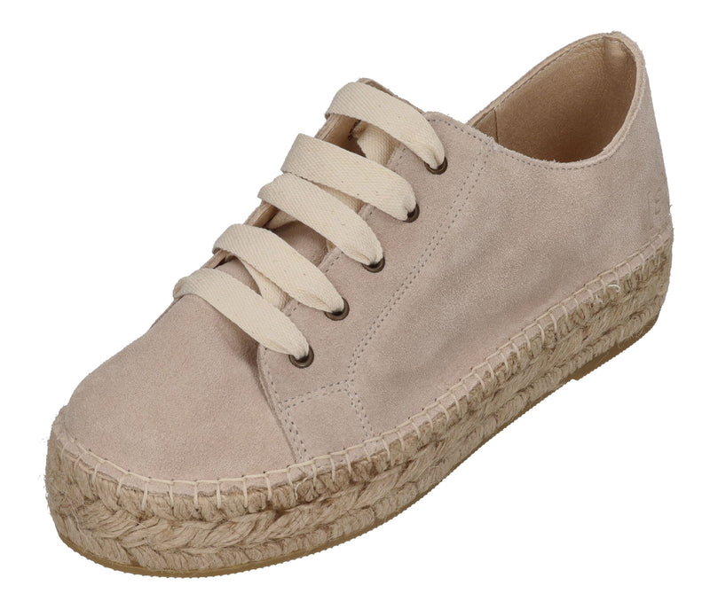 ESPADRIJ L'ORIGINALE Espadrilles - BASKET VELOUR - beige