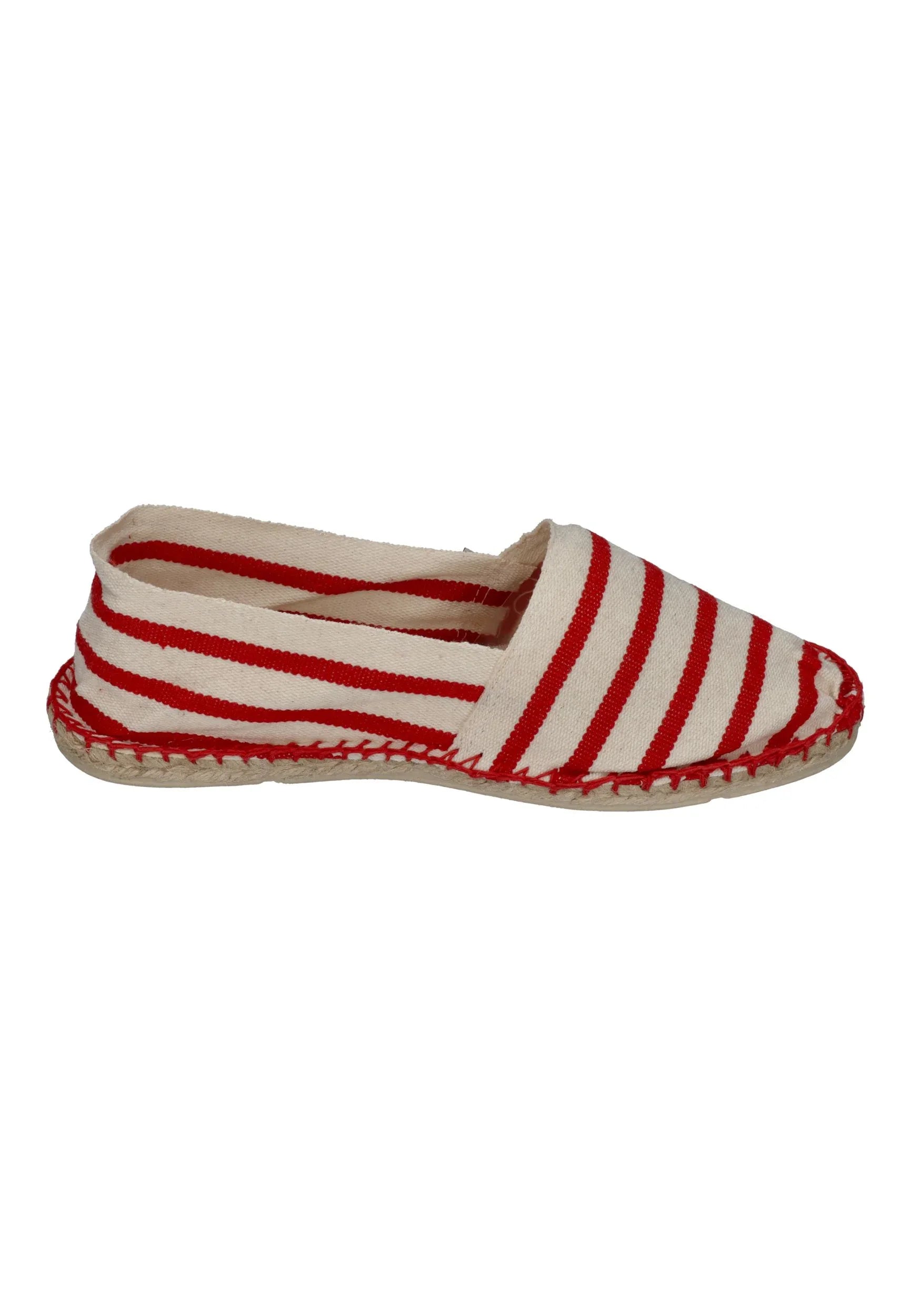 ESPADRIJ L'ORIGINALE Espadrilles - CLASSIC 100 - ecru rouge - Shoedeal