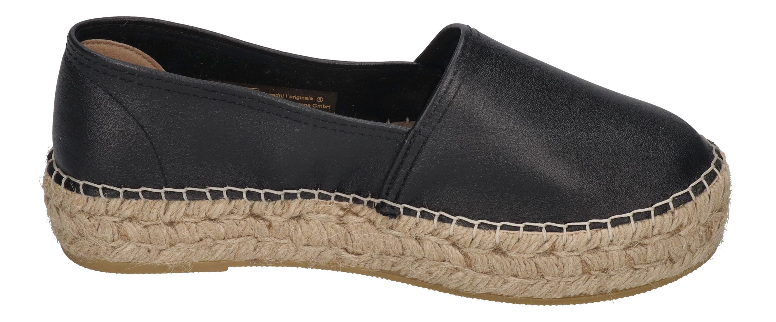 ESPADRIJ L'ORIGINALE Espadrilles - CLASSIC CUIR HIGH - noir