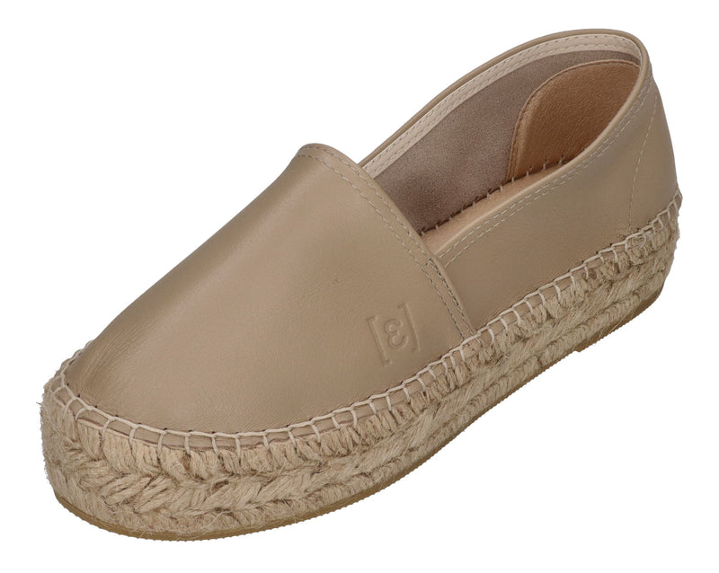ESPADRIJ L'ORIGINALE Espadrilles - CLASSIC CUIR HIGH - taupe