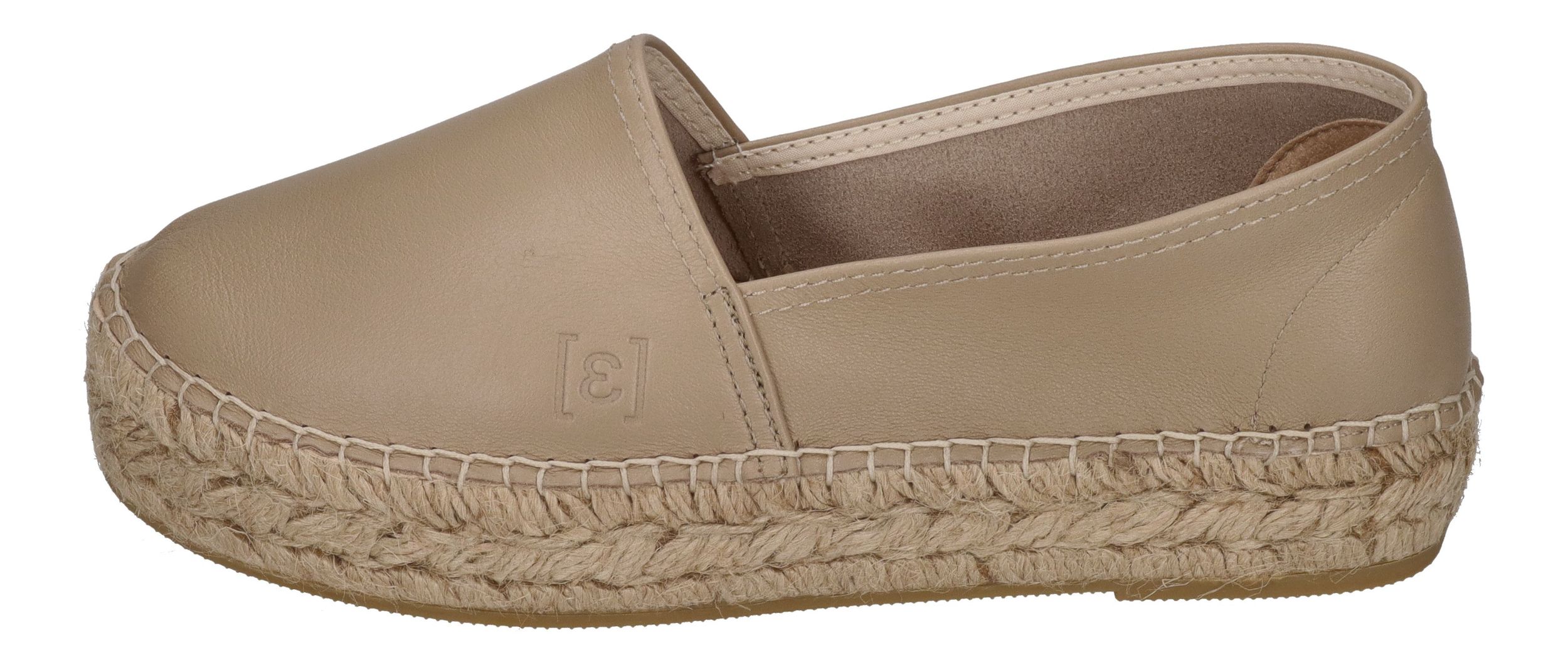 ESPADRIJ L'ORIGINALE Espadrilles - CLASSIC CUIR HIGH - taupe