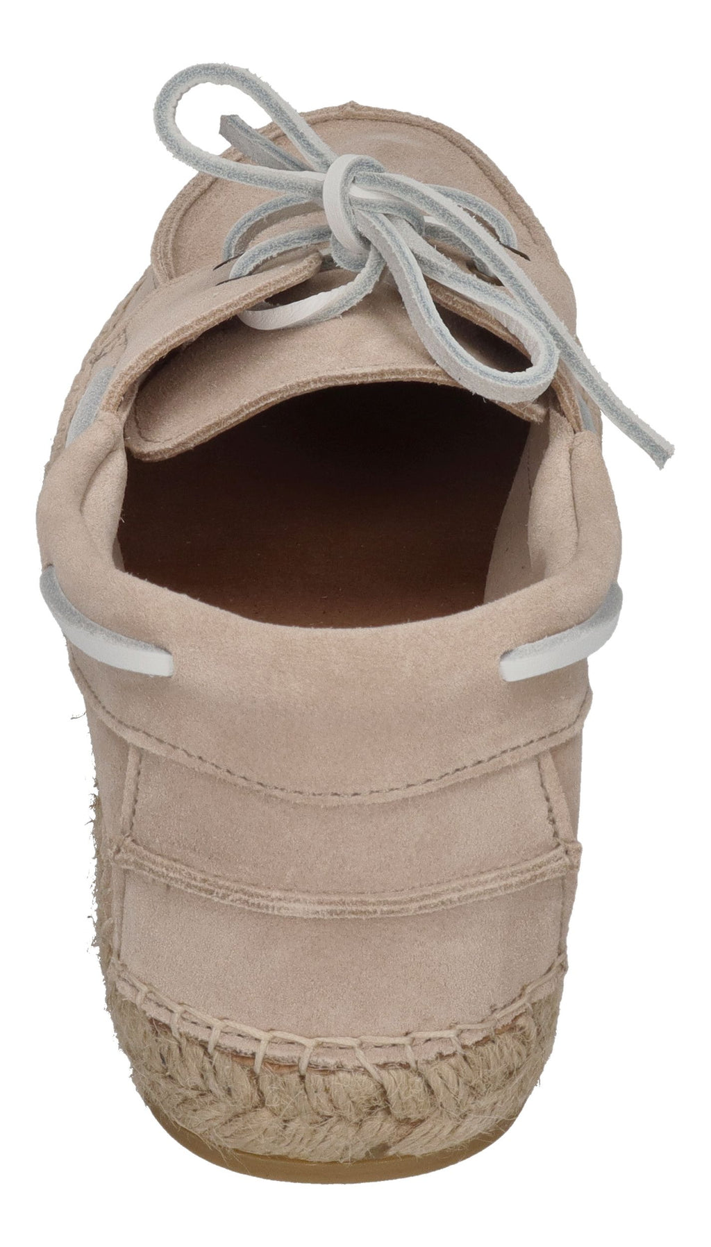 ESPADRIJ L'ORIGINALE Espadrilles - NAVIRE VELOUR MEN - beige x white laces
