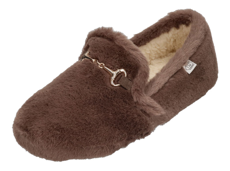 ESPADRIJ L'ORIGINALE Hausschuhe BALLERINE COZY marron