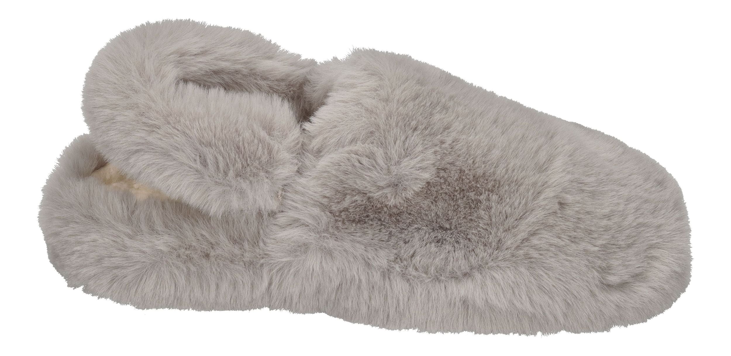 ESPADRIJ L'ORIGINALE Hausschuhe ELASTIQUE FURRY gris