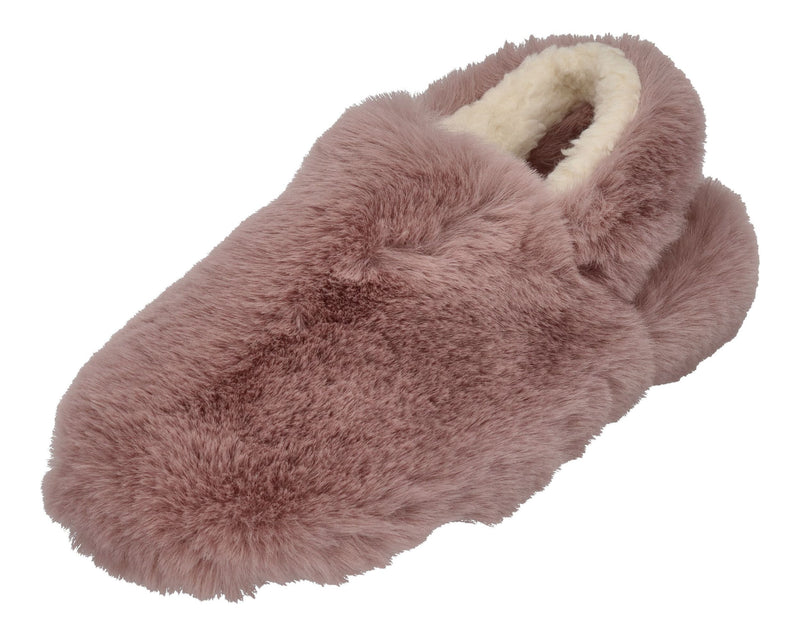 ESPADRIJ L'ORIGINALE Hausschuhe ELASTIQUE FURRY rose