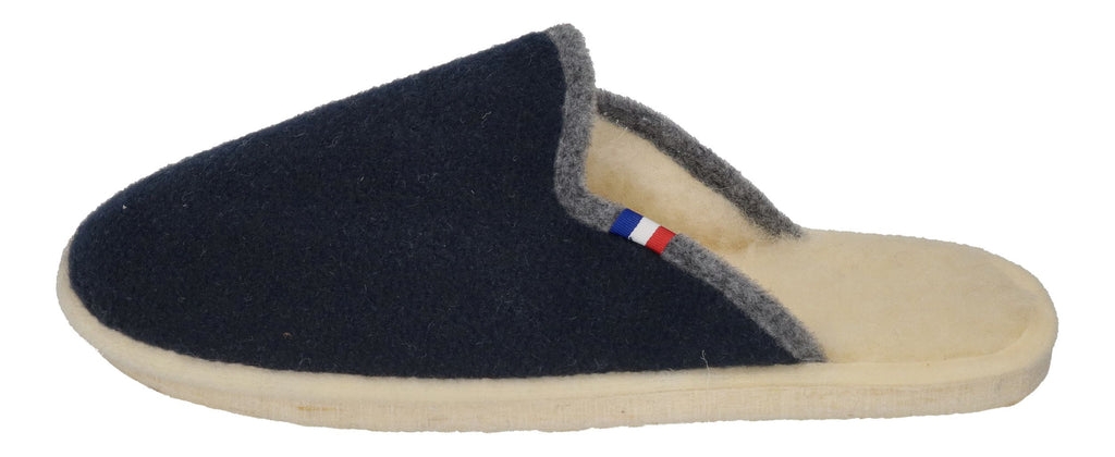 ESPADRIJ L'ORIGINALE Hausschuhe CHAUSSON MENZ marine gris