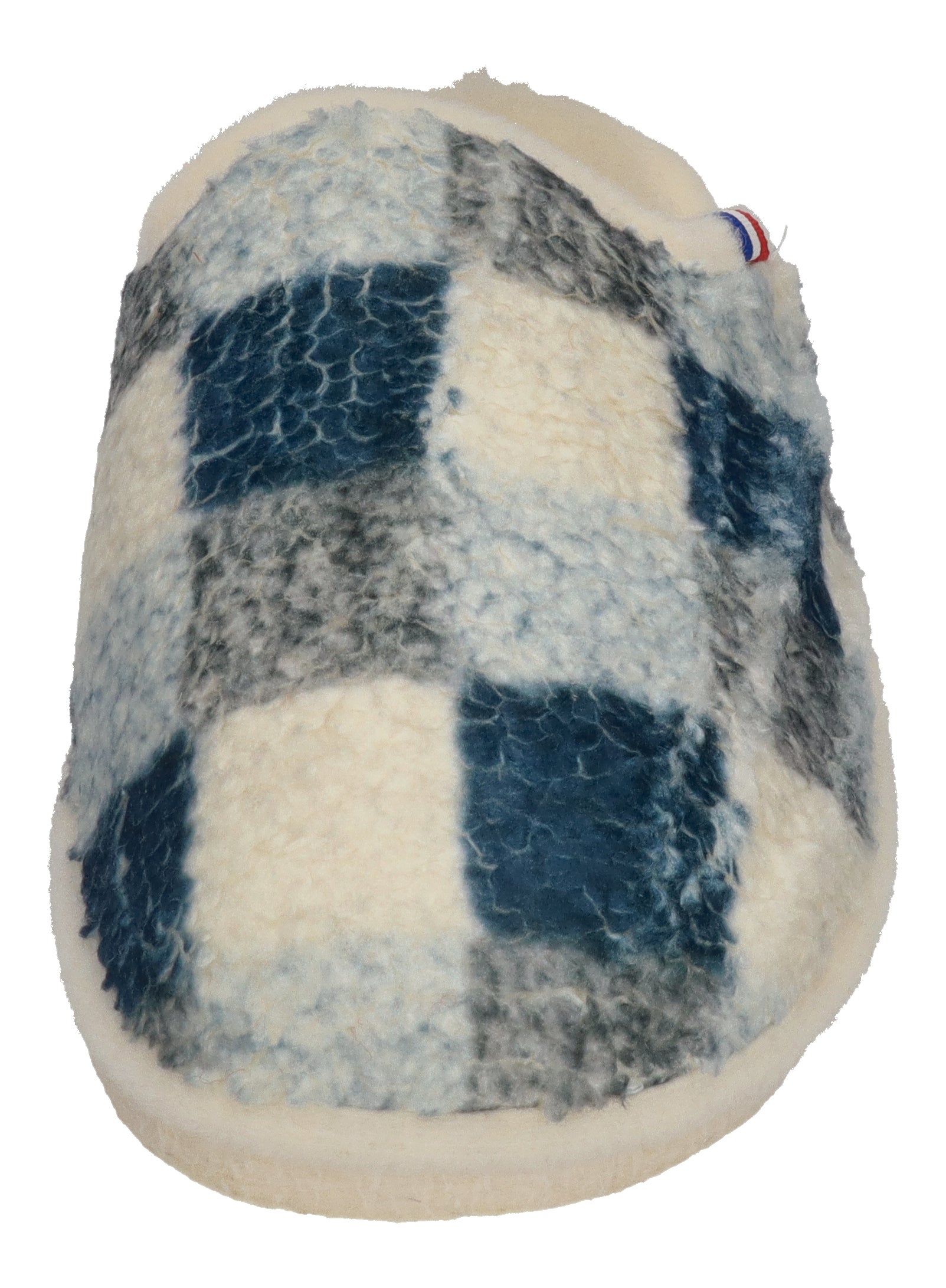 ESPADRIJ L'ORIGINALE Hausschuhe CHAUSSON WOOLCHECK marine check big