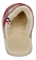 ESPADRIJ L'ORIGINALE Hausschuhe CHAUSSON WOOLCHECK rouge check big