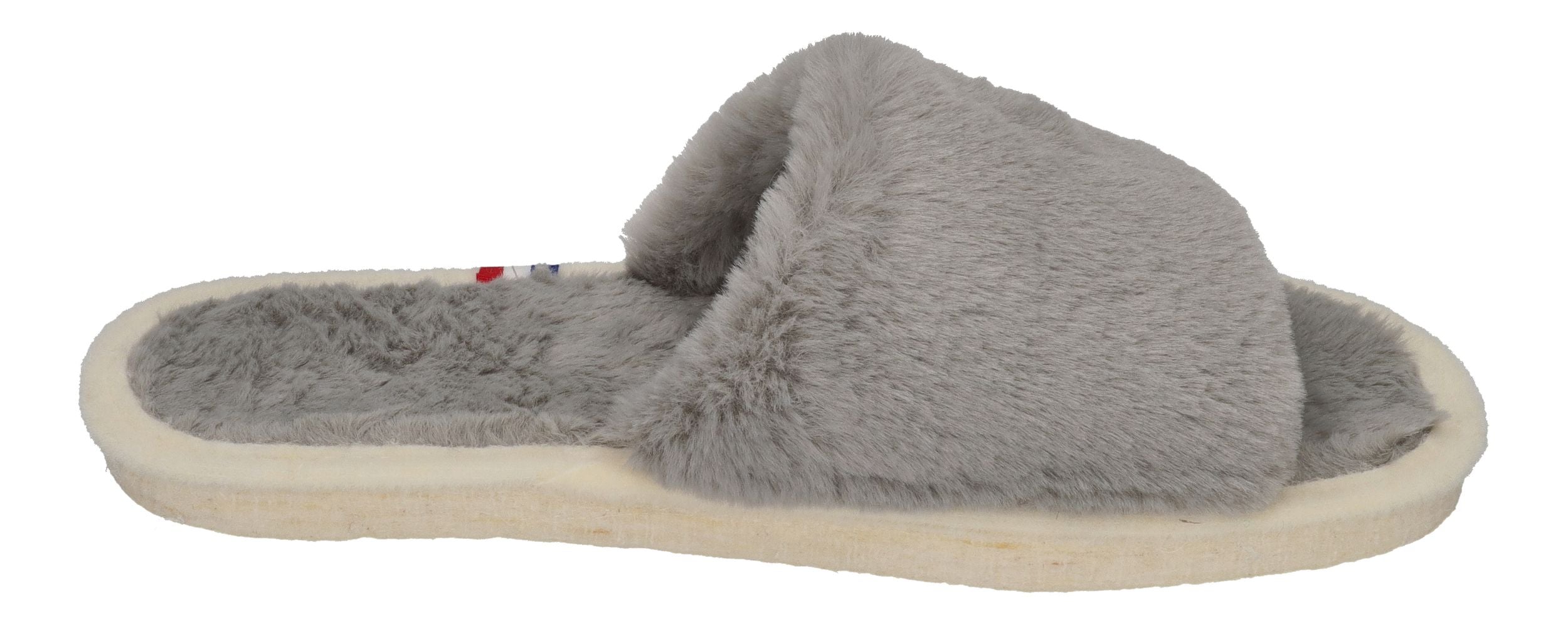 ESPADRIJ L'ORIGINALE Hausschuhe - PLAGE FLUFFY - gris