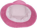 ESPADRIJ L'ORIGINALE Hut BUCKET HAT FROTTÉE 90 - fuchsia