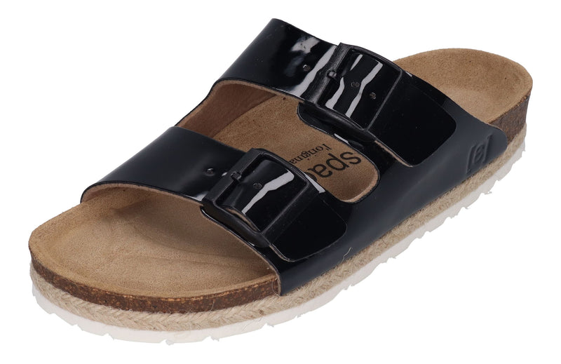 ESPADRIJ L'ORIGINALE Pantolette - AMI GLOSSY - noir