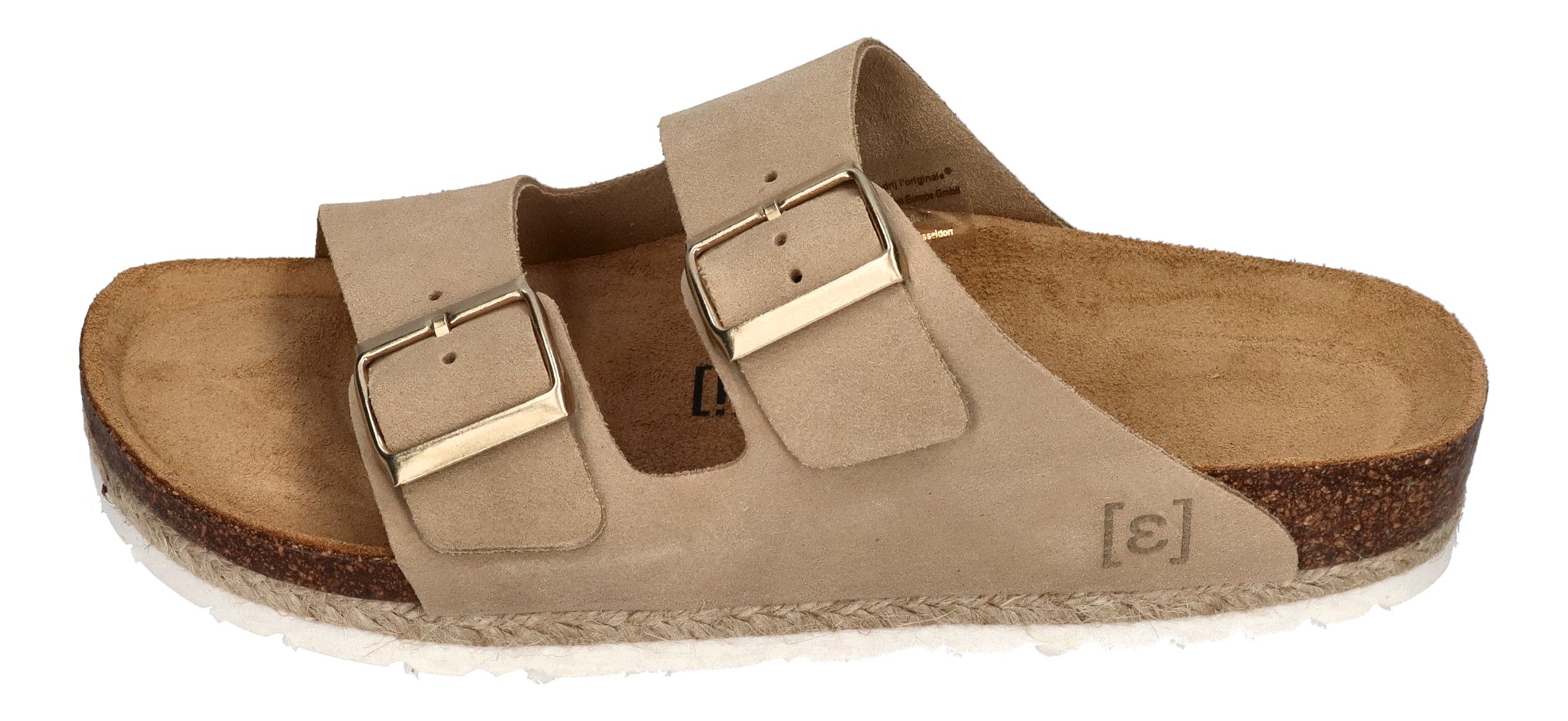 ESPADRIJ L'ORIGINALE Pantolette - AMI VELOUR - beige