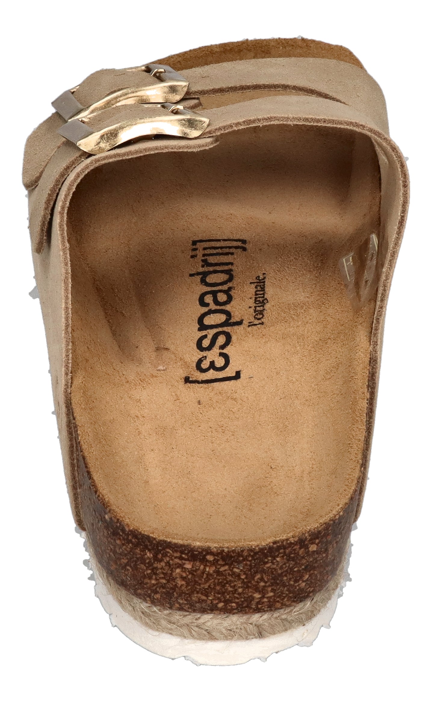 ESPADRIJ L'ORIGINALE Pantolette - AMI VELOUR - beige