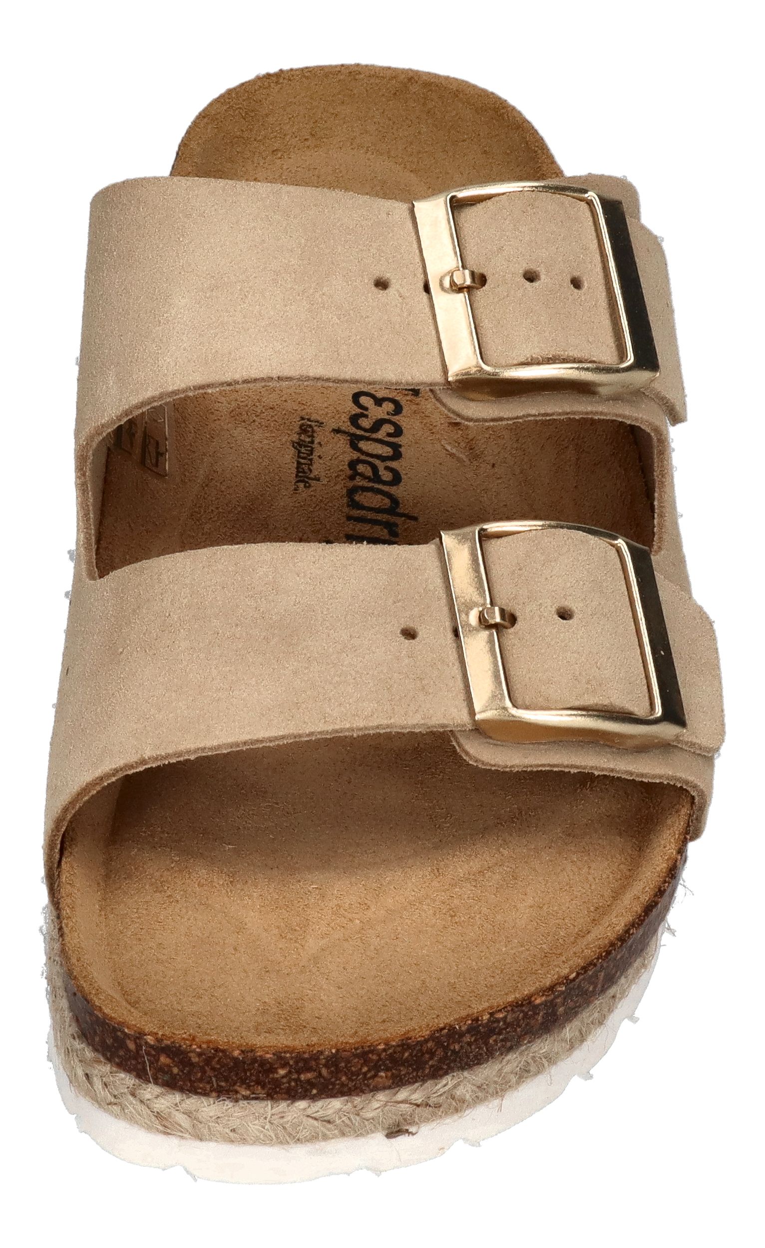 ESPADRIJ L'ORIGINALE Pantolette - AMI VELOUR - beige