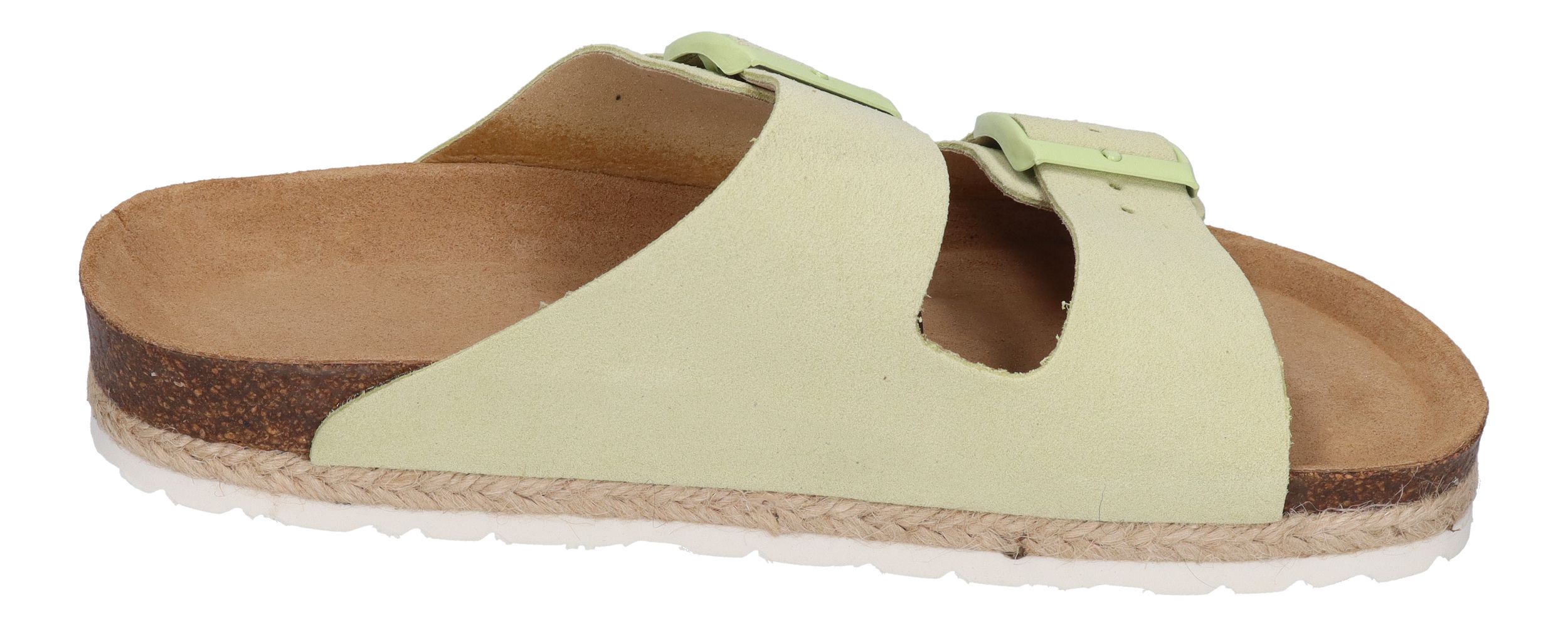 ESPADRIJ L'ORIGINALE Pantolette - AMI VELOUR - vert clair