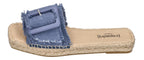 ESPADRIJ L'ORIGINALE Pantolette BELFORT LINEN dusty blue