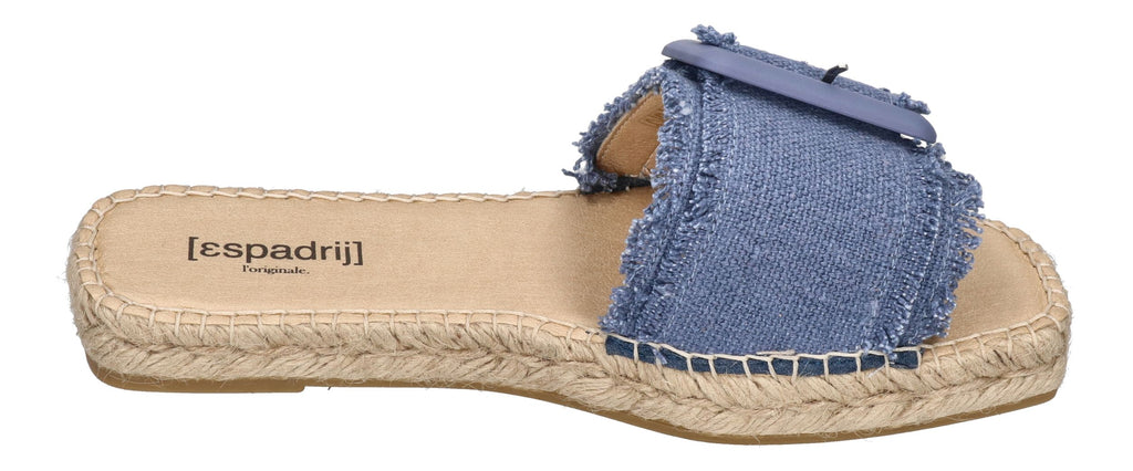 ESPADRIJ L'ORIGINALE Pantolette BELFORT LINEN dusty blue