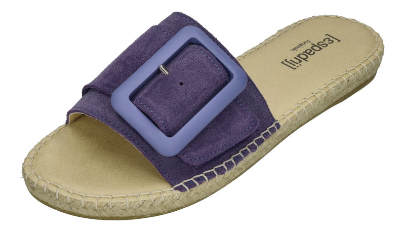 ESPADRIJ L'ORIGINALE Pantolette BELFORT MONO dusty blue
