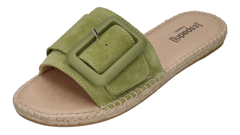 ESPADRIJ L'ORIGINALE Pantolette - BELFORT MONO - vert clair