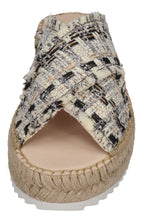 ESPADRIJ L'ORIGINALE Pantolette - CROISETTE TWEED - noir