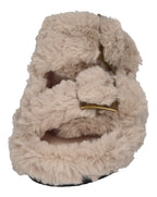 ESPADRIJ L'ORIGINALE Pantolette - CLAQUETTE FUZZY beige