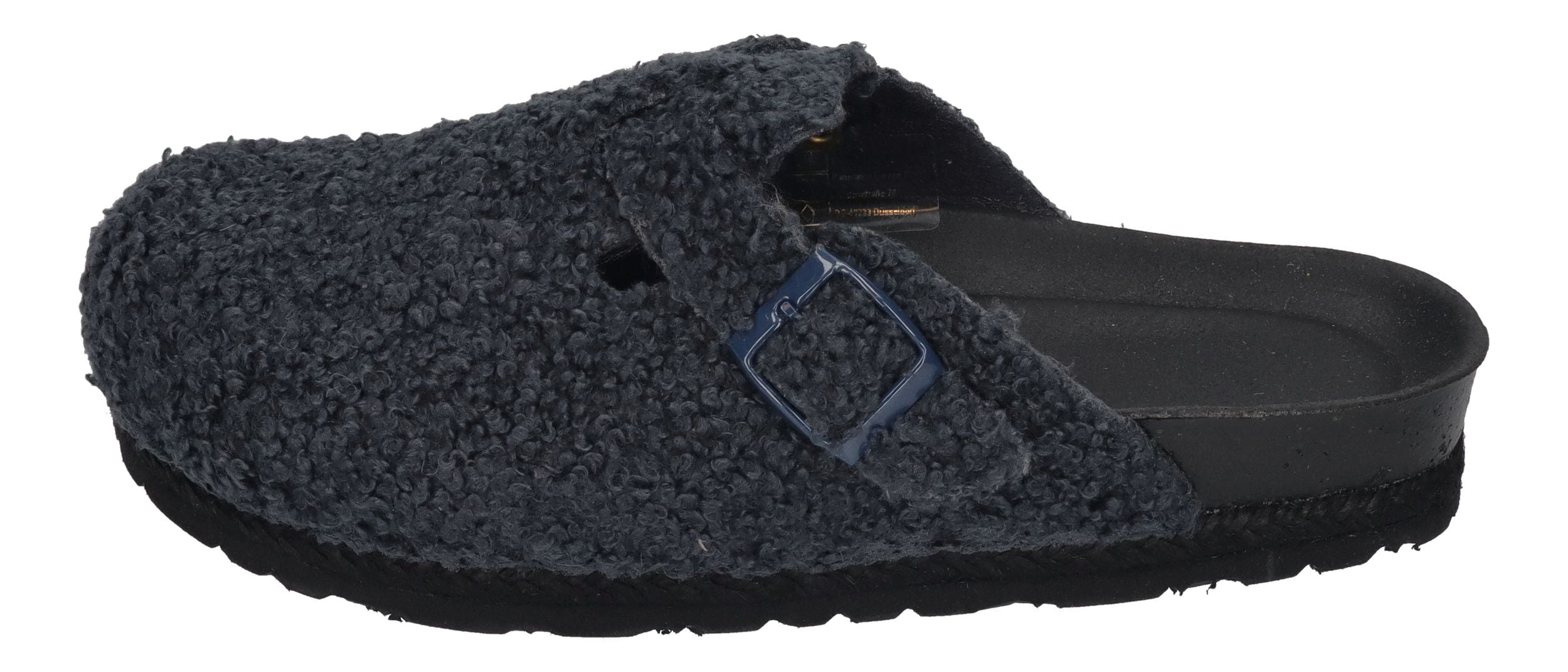 ESPADRIJ L'ORIGINALE Pantolette - CLOQ CURLY asphalt