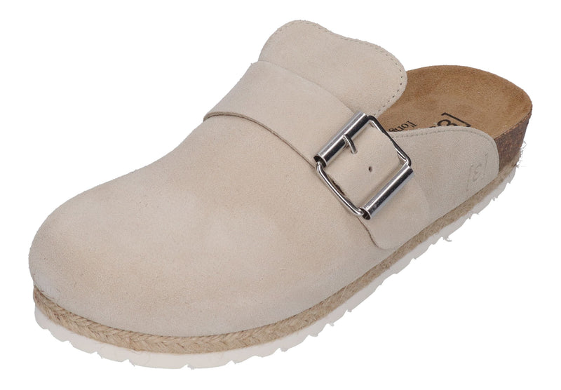 ESPADRIJ L'ORIGINALE Pantolette - CLOQ VELOUR BOUCLE - beige