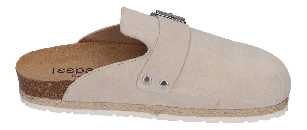 ESPADRIJ L'ORIGINALE Pantolette - CLOQ VELOUR BOUCLE - beige