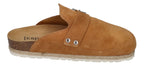 ESPADRIJ L'ORIGINALE Pantolette - CLOQ VELOUR BOUCLE - cognac