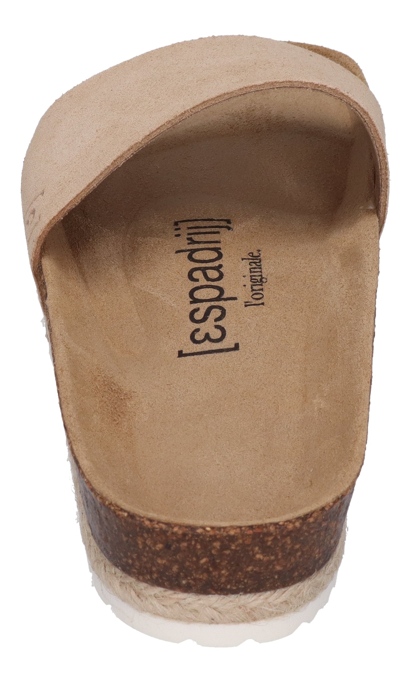 ESPADRIJ L'ORIGINALE Pantoletten COPINE VELOUR beige fonce
