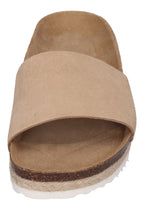 ESPADRIJ L'ORIGINALE Pantoletten COPINE VELOUR beige fonce
