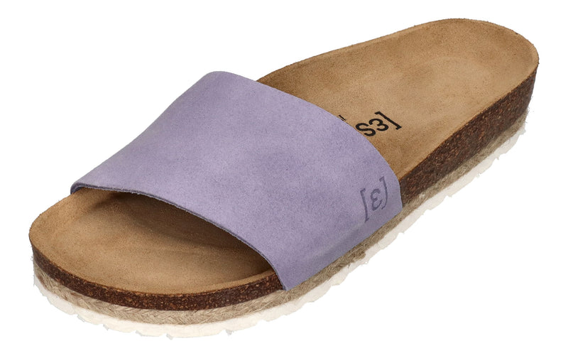 ESPADRIJ L'ORIGINALE Pantolette COPINE VELOUR lavande