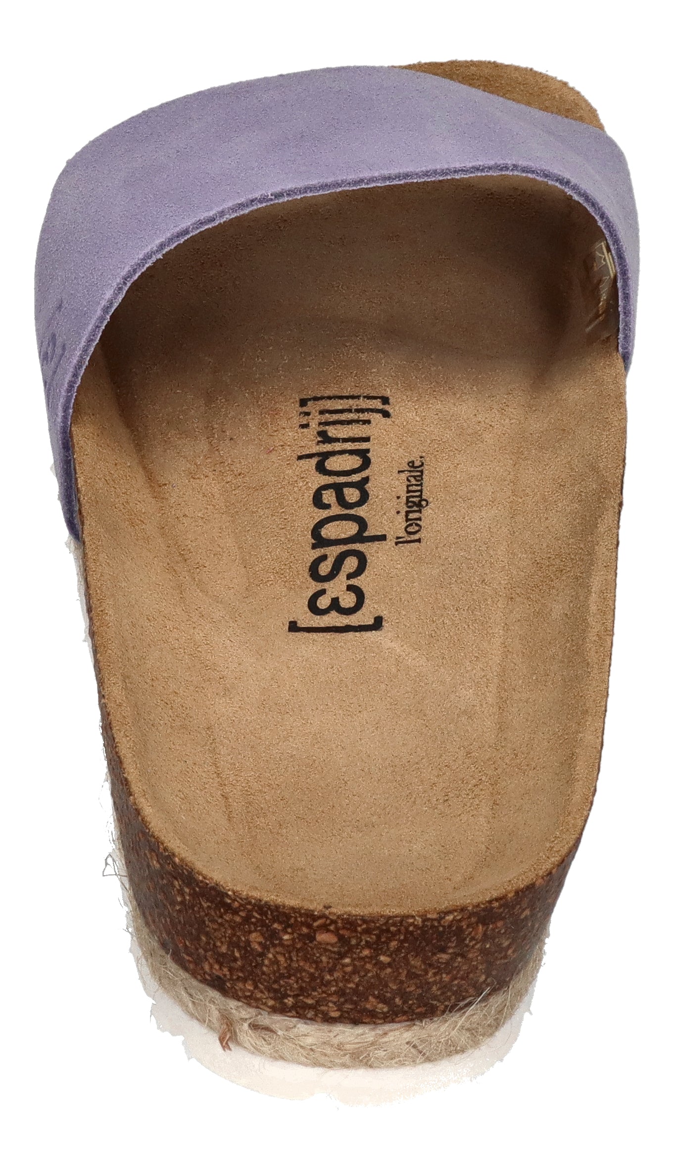 ESPADRIJ L'ORIGINALE Pantolette COPINE VELOUR lavande