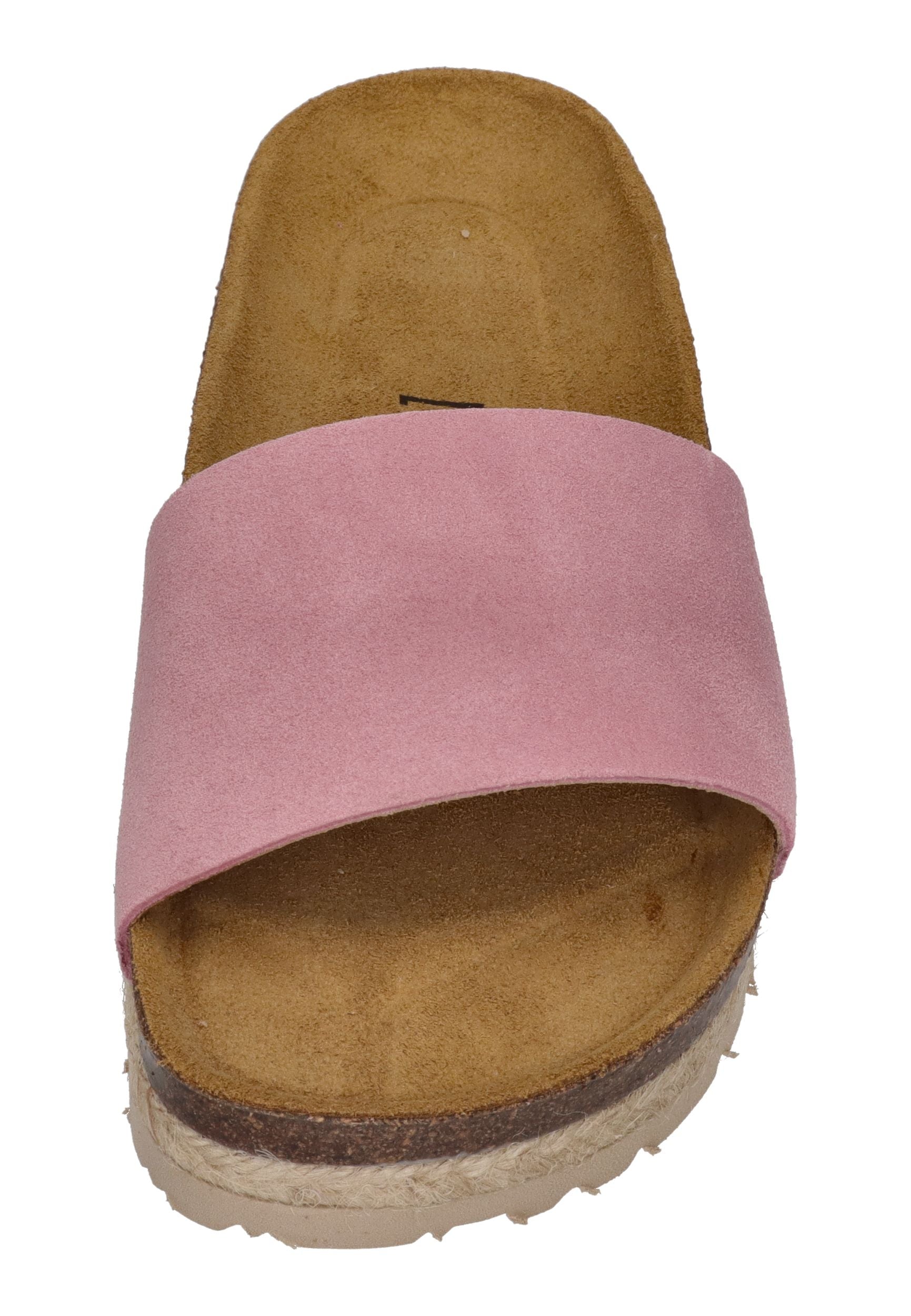 ESPADRIJ L'ORIGINALE Damen Pantolette COPINE VELOUR 2.0 rose