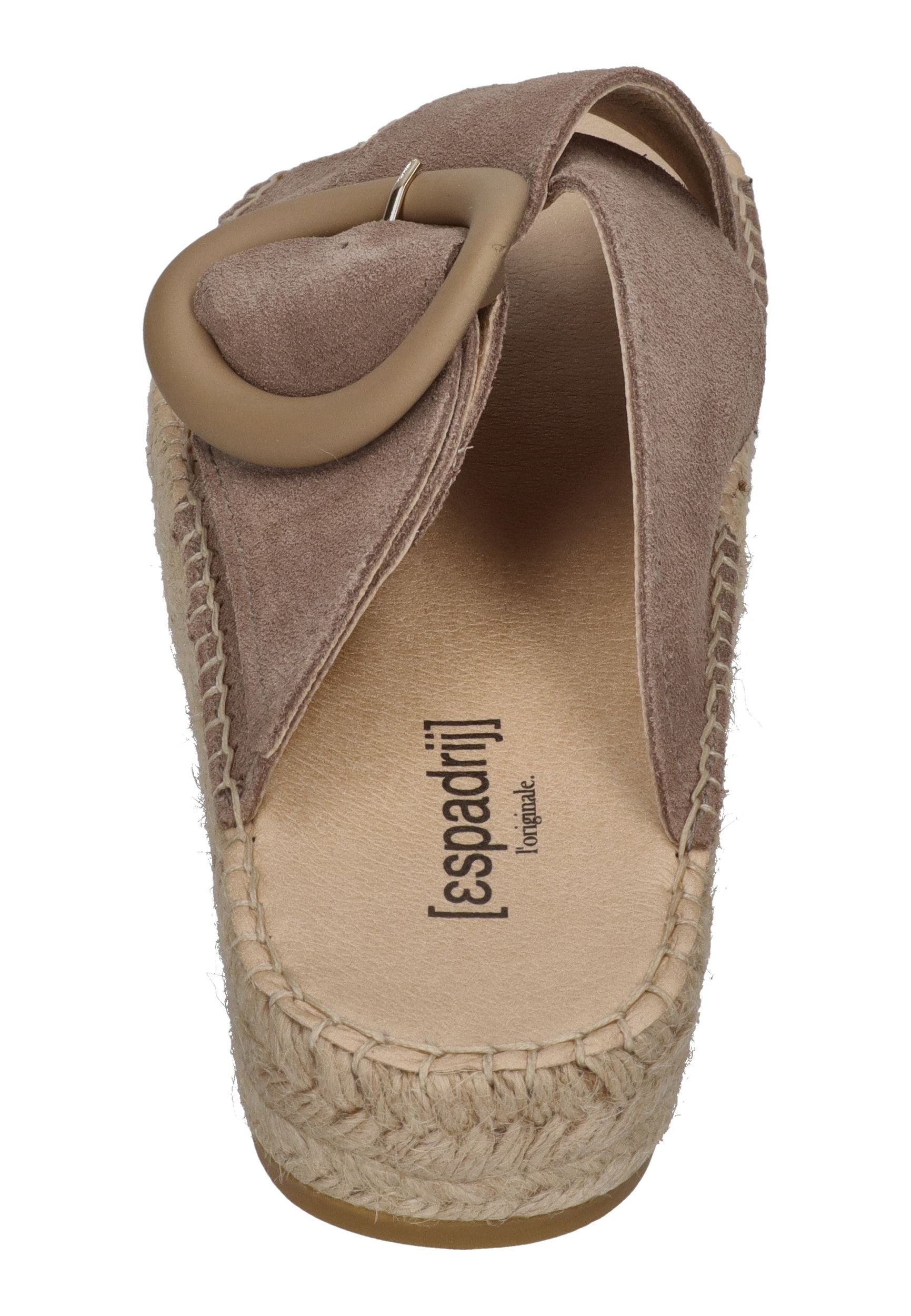 ESPADRIJ L'ORIGINALE Pantolette CROISETTE MONO sable