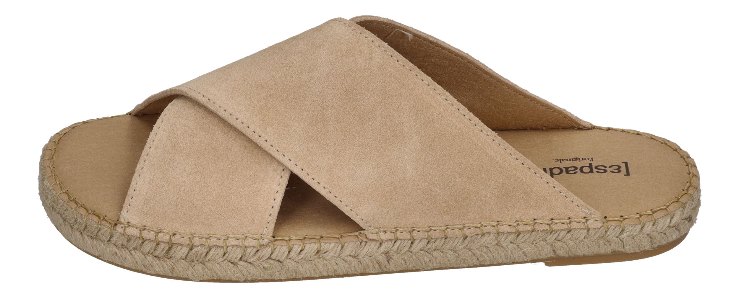 ESPADRIJ L'ORIGINALE Pantolette - CROISETTE VELOUR MEN - beige